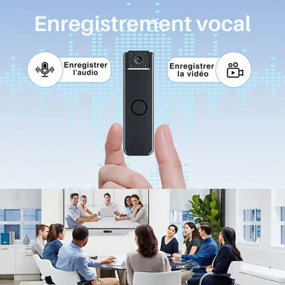 VisionPro™ – Mini Caméra 1080P Ultra-Claire