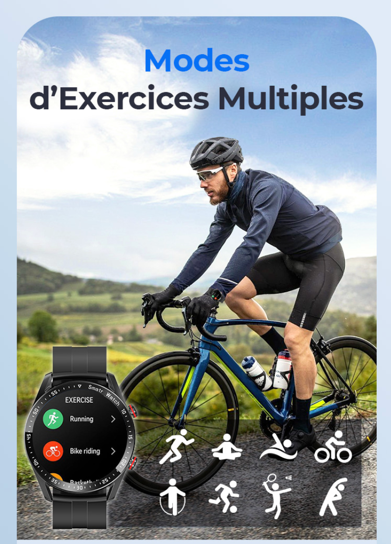 🔥 50 % de réduction⌚Une montre de sport intelligente pour reconnaître les problèmes de santé