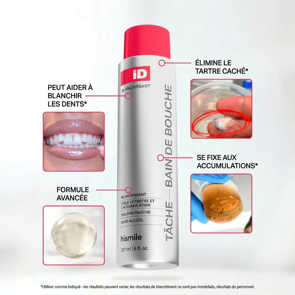 Bain de Bouche Blancheur iD – Anti-Taches & Fraîcheur
